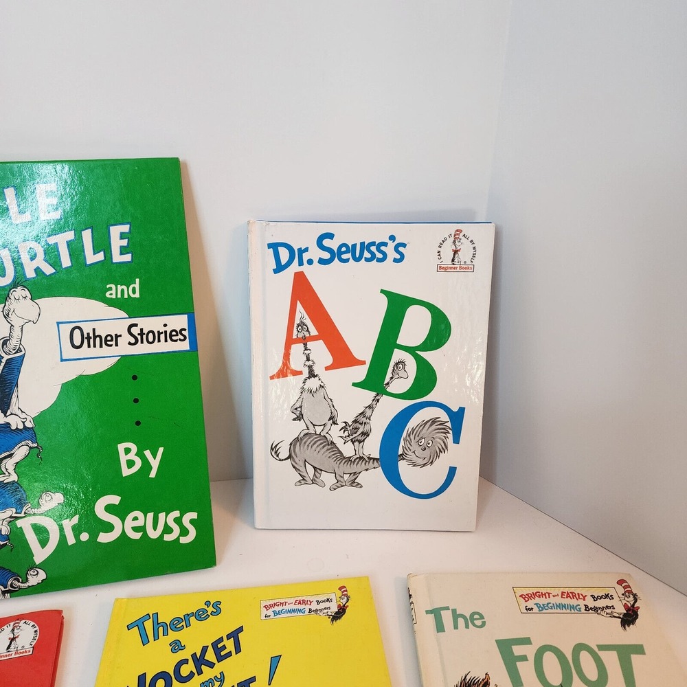 Dr. Seuss Childrens Books Multicolor Hardcover Beginner Reader Lot of 7 Kids - Picture 4 of 7